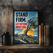 Stand Firm Let Nothing Move You - 1 Corinthians 15 58 - Christian Tree Art