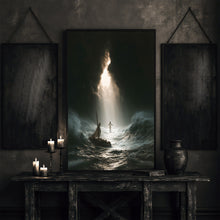 Jesus Walking on Water Print – Matthew 14:25 Light in the Storm