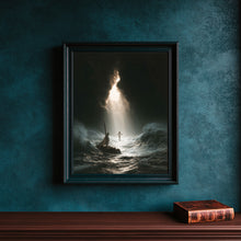Jesus Walking on Water Print – Matthew 14:25 Light in the Storm