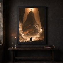 The Beckoning Vintage Art Poster Print Dark Academia Religious Occult