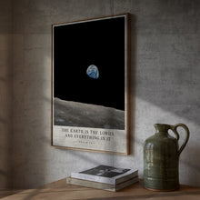 The Earth Is the Lords - Psalm 24 1 - Earthrise Christian Poster