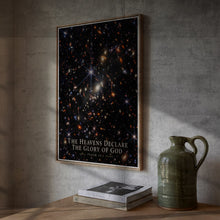 The Heavens Declare the Glory of God - Psalm 19 1 - Space Christian Poster
