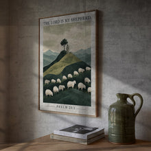 The Lord Is My Shepherd - Psalm 23 1 - Shepherd Hills Christian Poster