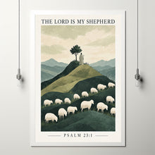 The Lord Is My Shepherd - Psalm 23 1 - Shepherd Hills Christian Poster