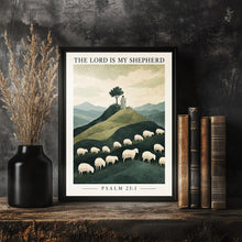 The Lord Is My Shepherd - Psalm 23 1 - Shepherd Hills Christian Poster