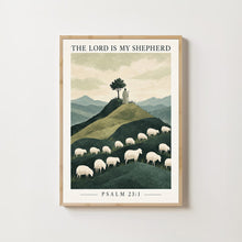 The Lord Is My Shepherd - Psalm 23 1 - Shepherd Hills Christian Poster