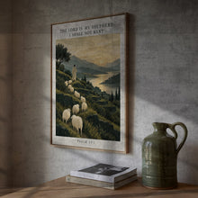 The Lord Is My Shepherd I Shall Not Want - Psalm 23 1 - Christian Wall Art