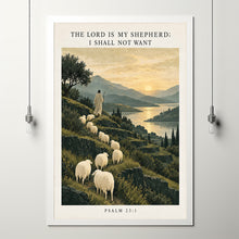 The Lord Is My Shepherd I Shall Not Want - Psalm 23 1 - Christian Wall Art