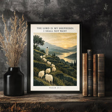 The Lord Is My Shepherd I Shall Not Want - Psalm 23 1 - Christian Wall Art