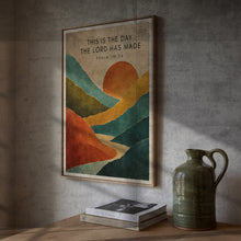 This Is the Day the Lord Has Made - Psalm 118 24 - Abstract Landscape Art