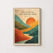 This Is the Day the Lord Has Made - Psalm 118 24 - Abstract Landscape Art