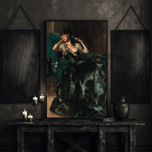 Victorian Woman Sleeping Art Print Dark Academia Gothic Decor 2