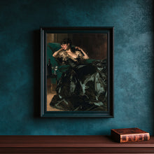 Victorian Woman Sleeping Art Print Dark Academia Gothic Decor 2