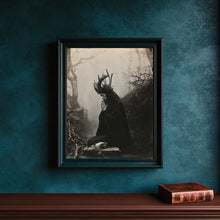 Witch Praying Art Poster Print Dark Academia Gothic Home Decor 1
