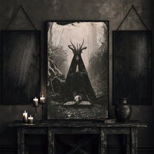 Witch Praying Art Poster Print Dark Academia Gothic Home Decor 2