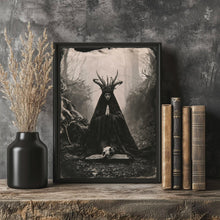 Witch Praying Art Poster Print Dark Academia Gothic Home Decor 2
