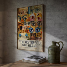 You Are the God Who Sees Me - Genesis 16 13 - Christian Eye Collage