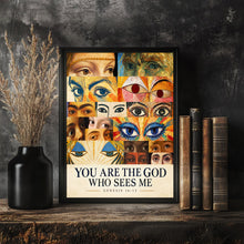 You Are the God Who Sees Me - Genesis 16 13 - Christian Eye Collage